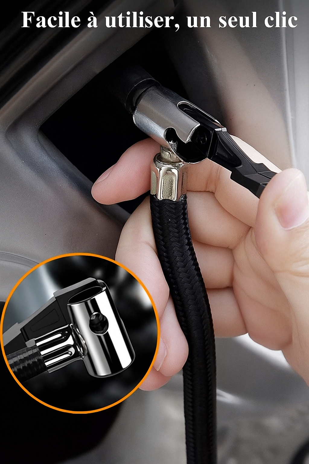 Pompe à air numérique pour voiture