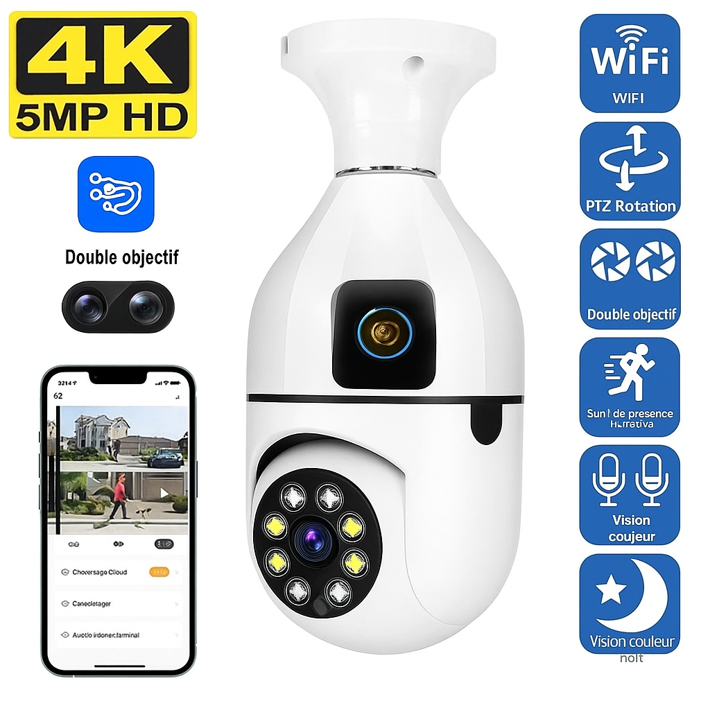 Caméra 4K Surveillance