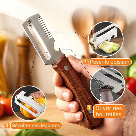 Couteau de Cuisine Multifonctions - سكين المطبخ متعدد الوظائف