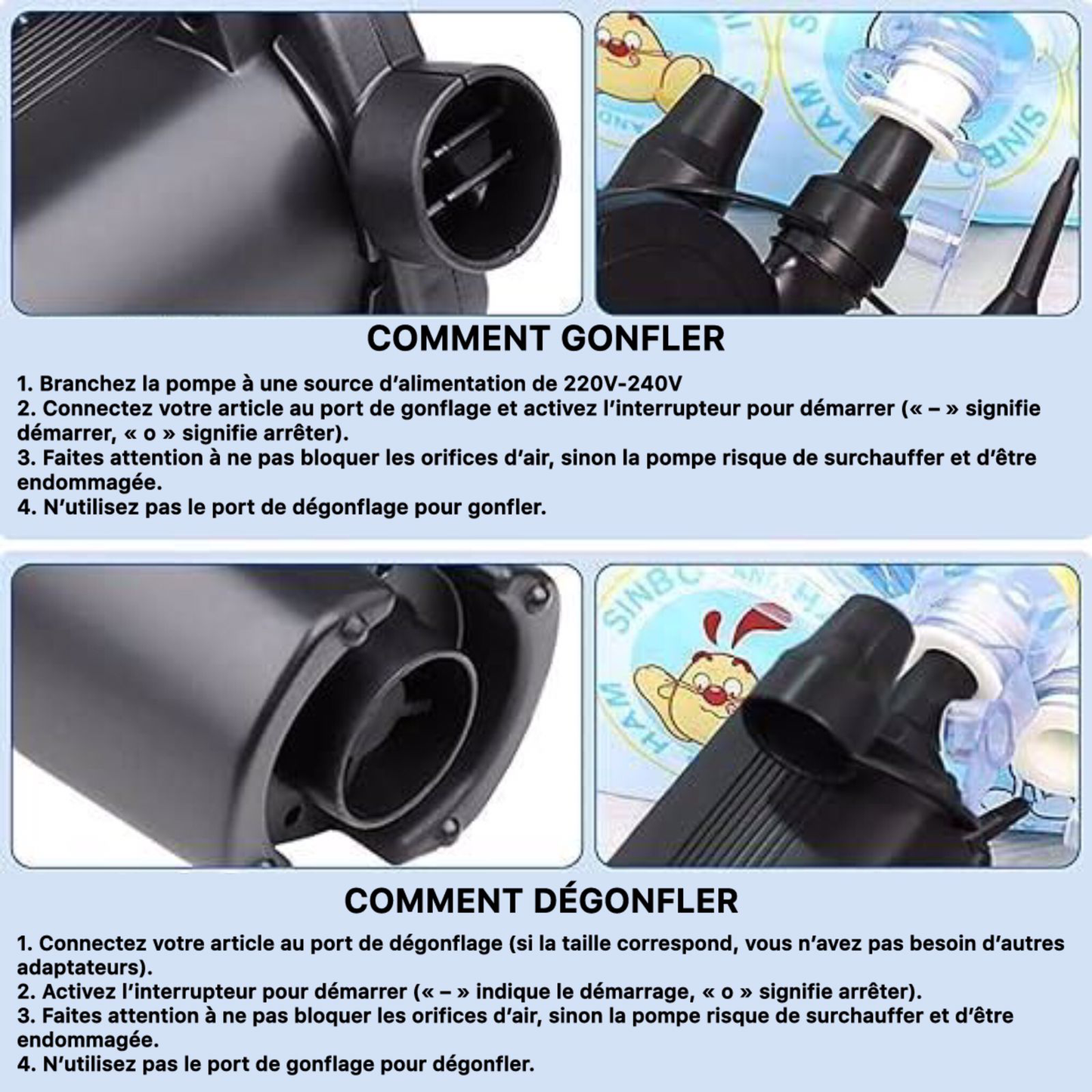 Pompe à air électrique