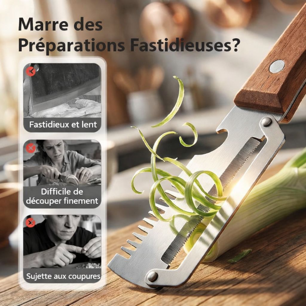 Couteau de Cuisine Multifonctions - سكين المطبخ متعدد الوظائف