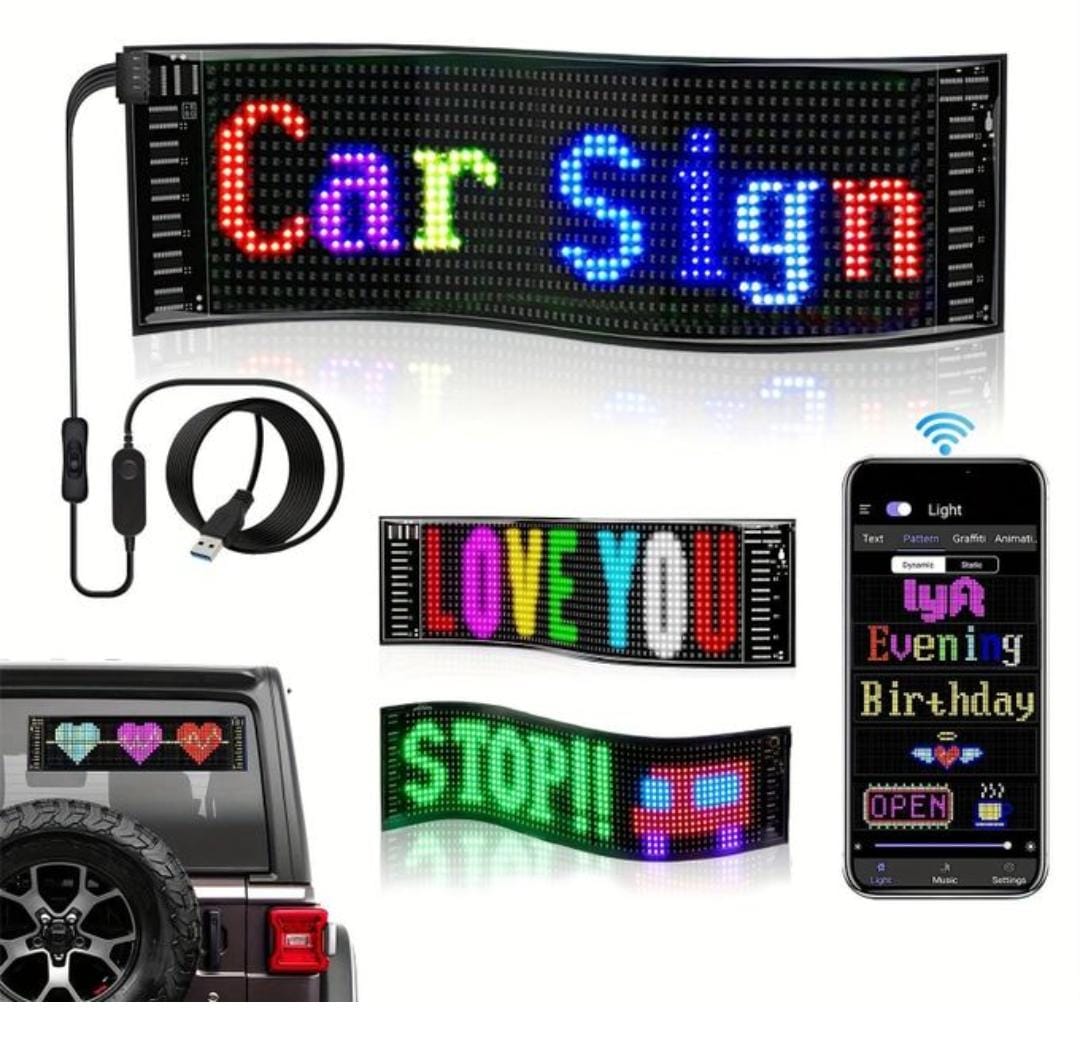 Écran LED Flexible pour Voiture