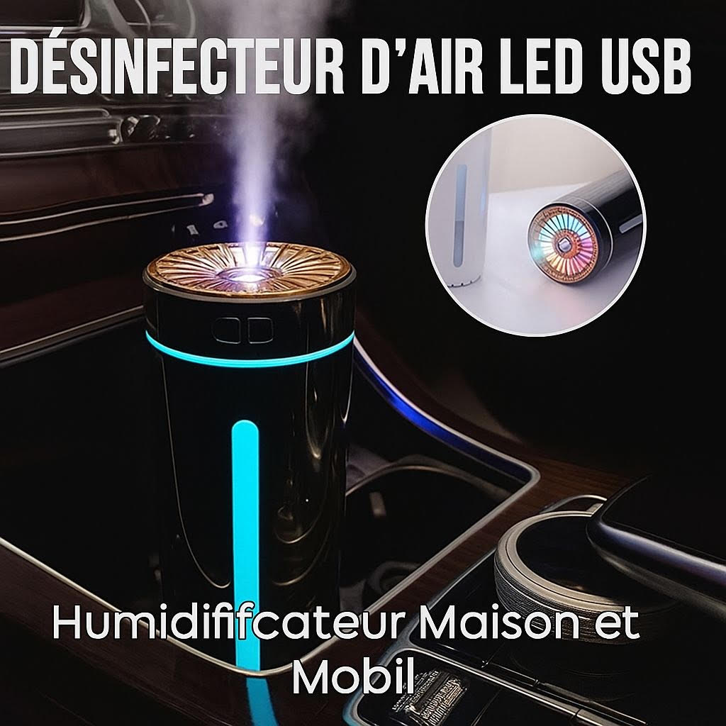 Humidificateur d’air aromatique portable