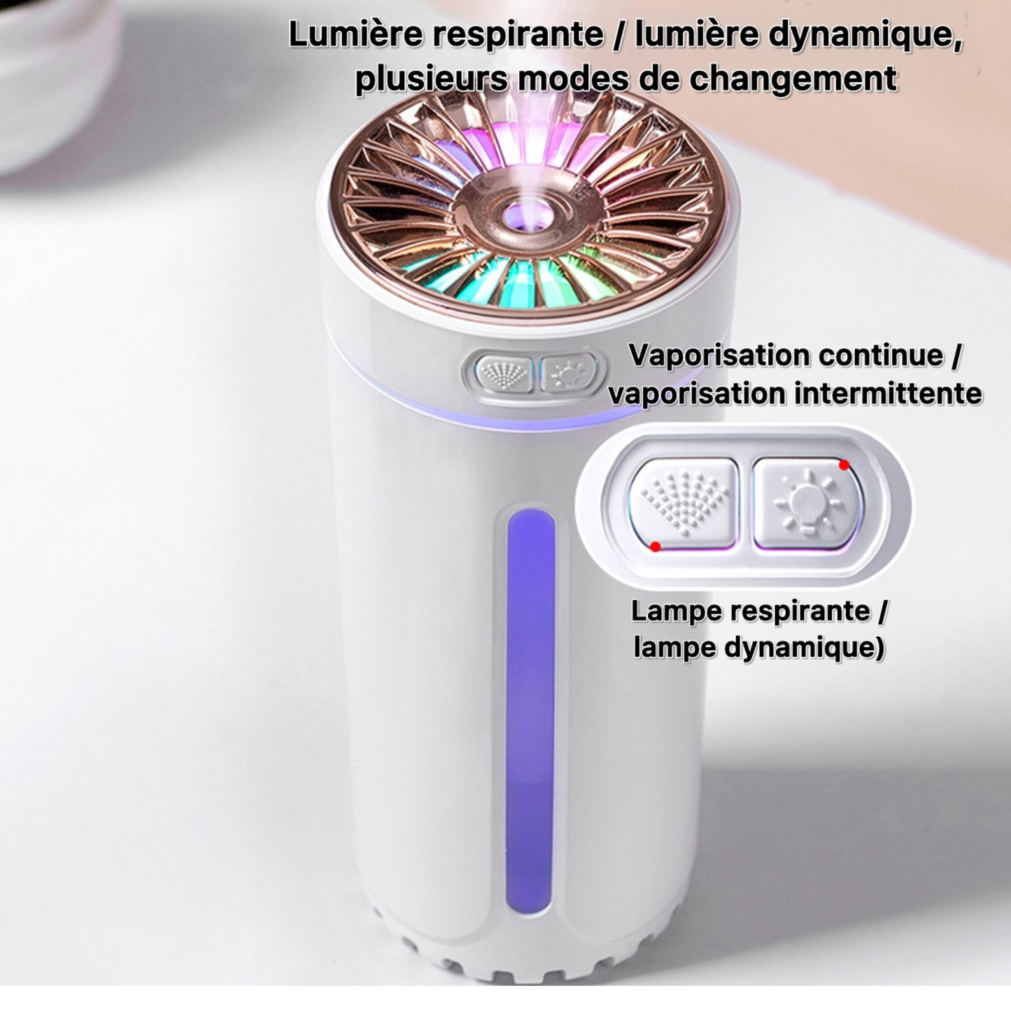 Humidificateur d’air aromatique portable